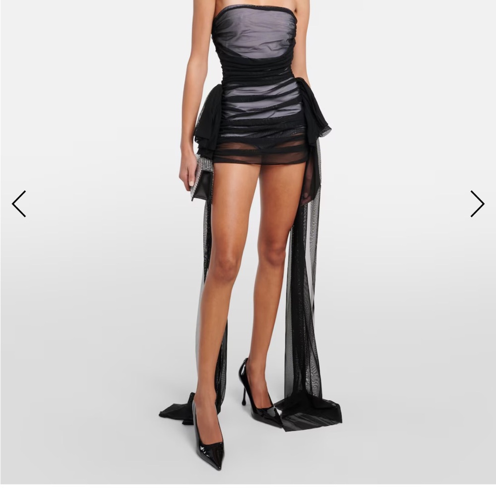 Norma Kamali mesh sheer dress